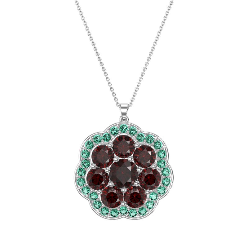 Flower Halo Necklace