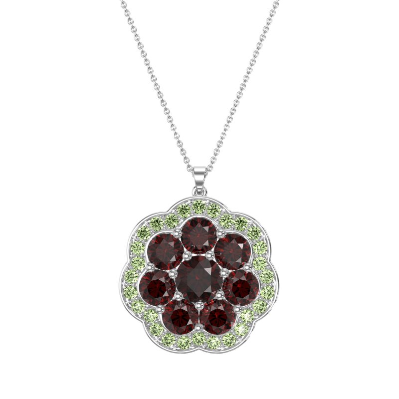 Flower Halo Necklace