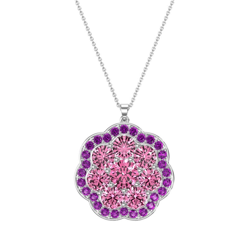 Flower Halo Necklace