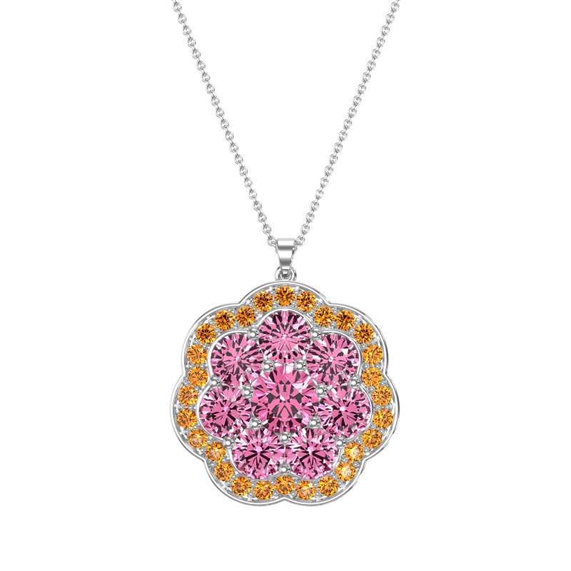Flower Halo Necklace