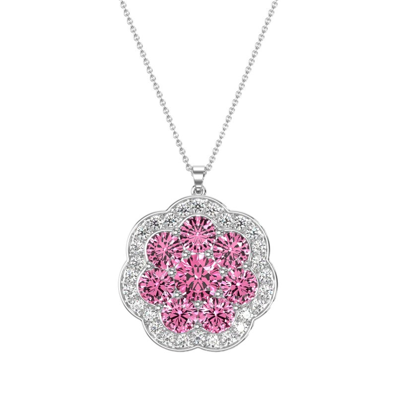 Flower Halo Necklace