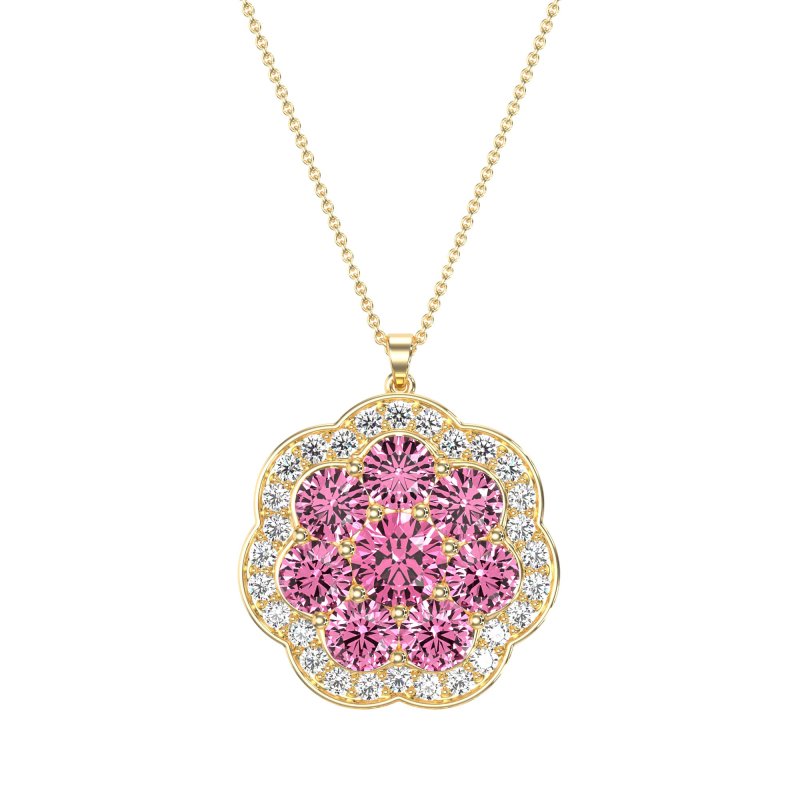 Flower Halo Necklace