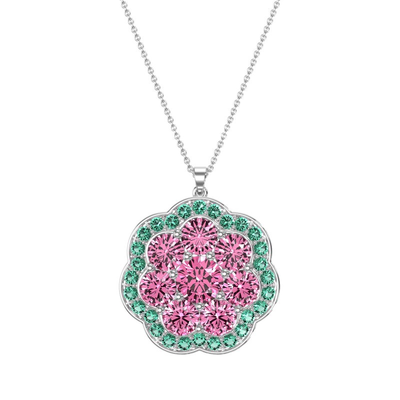 Flower Halo Necklace