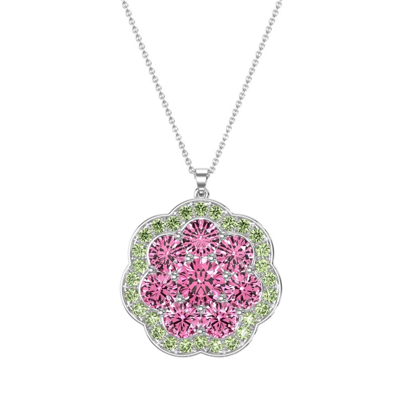 Flower Halo Necklace