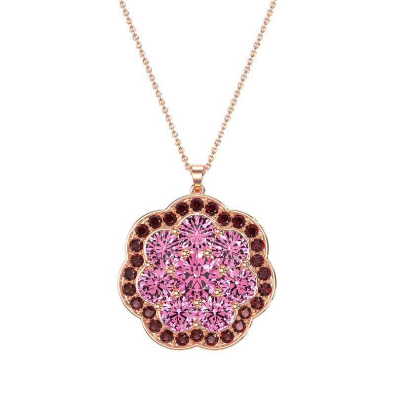 Flower Halo Necklace