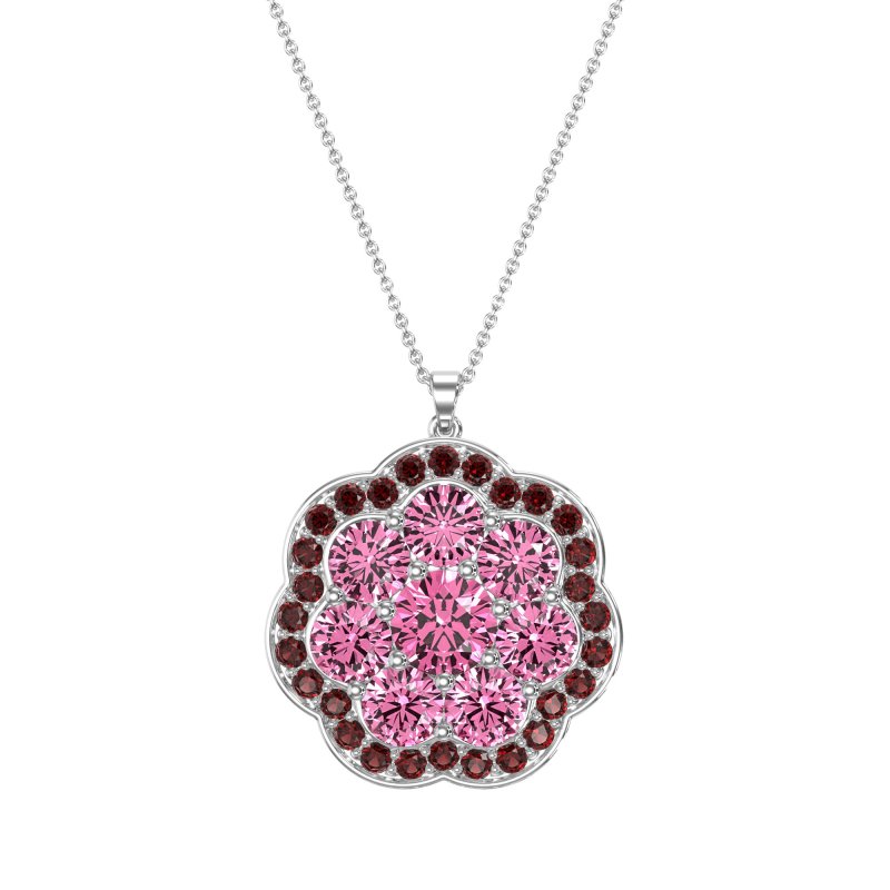 Flower Halo Necklace