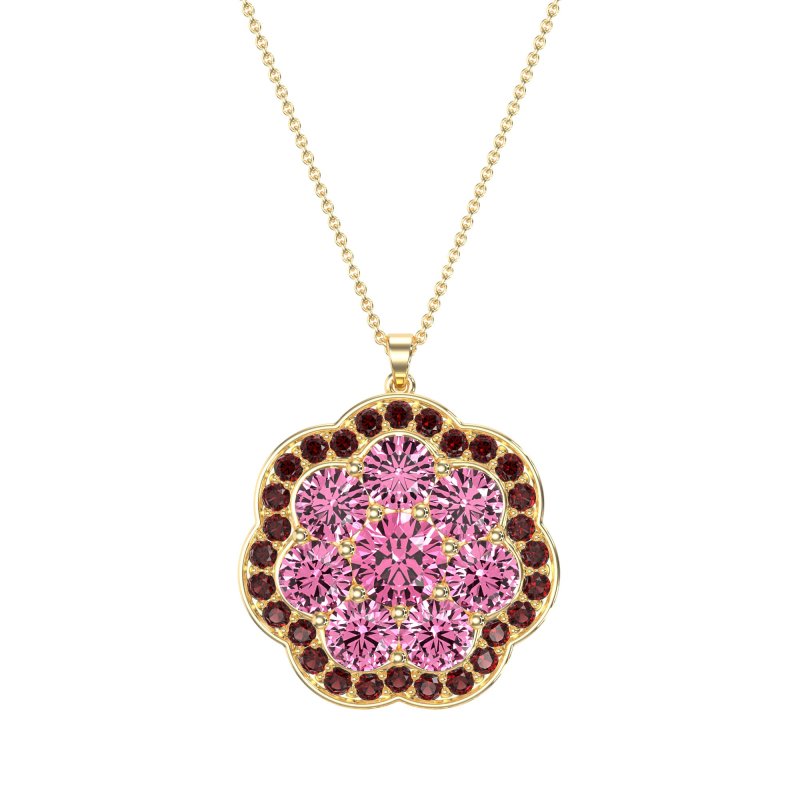 Flower Halo Necklace