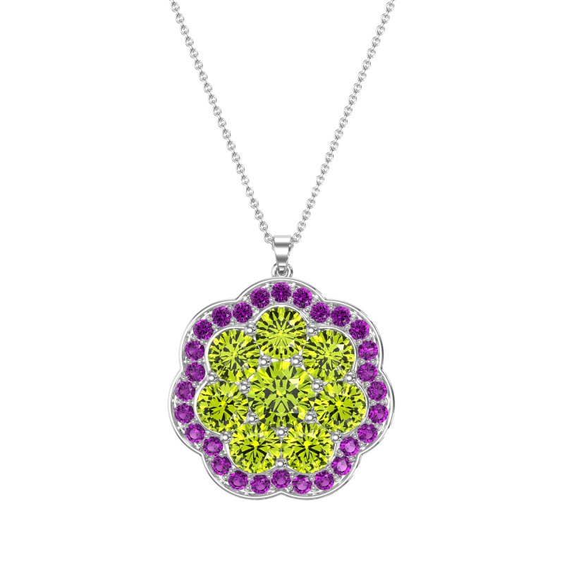 Flower Halo Necklace