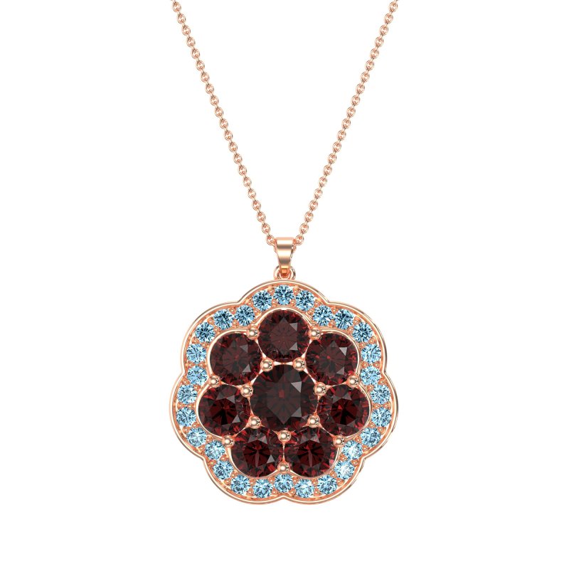 Flower Halo Necklace