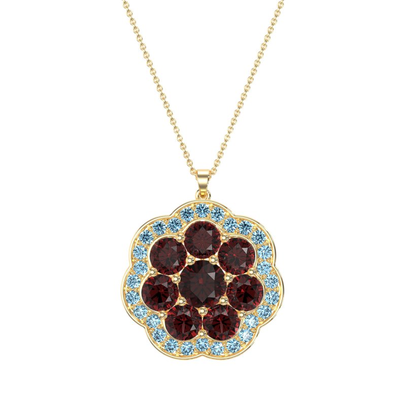 Flower Halo Necklace