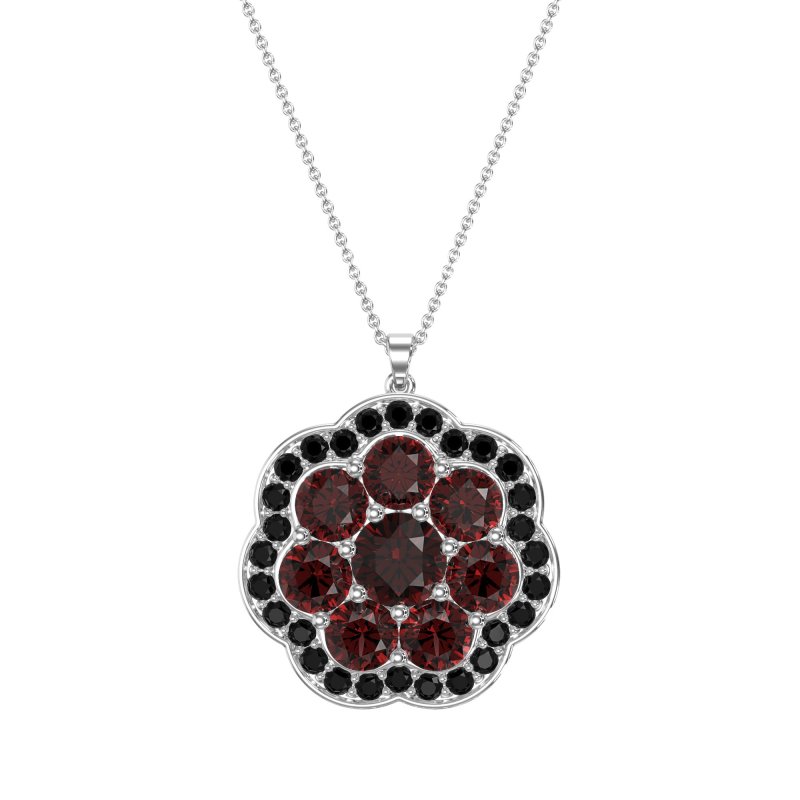 Flower Halo Necklace