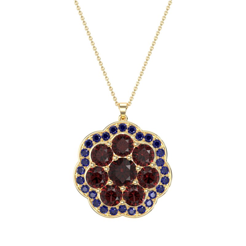 Flower Halo Necklace