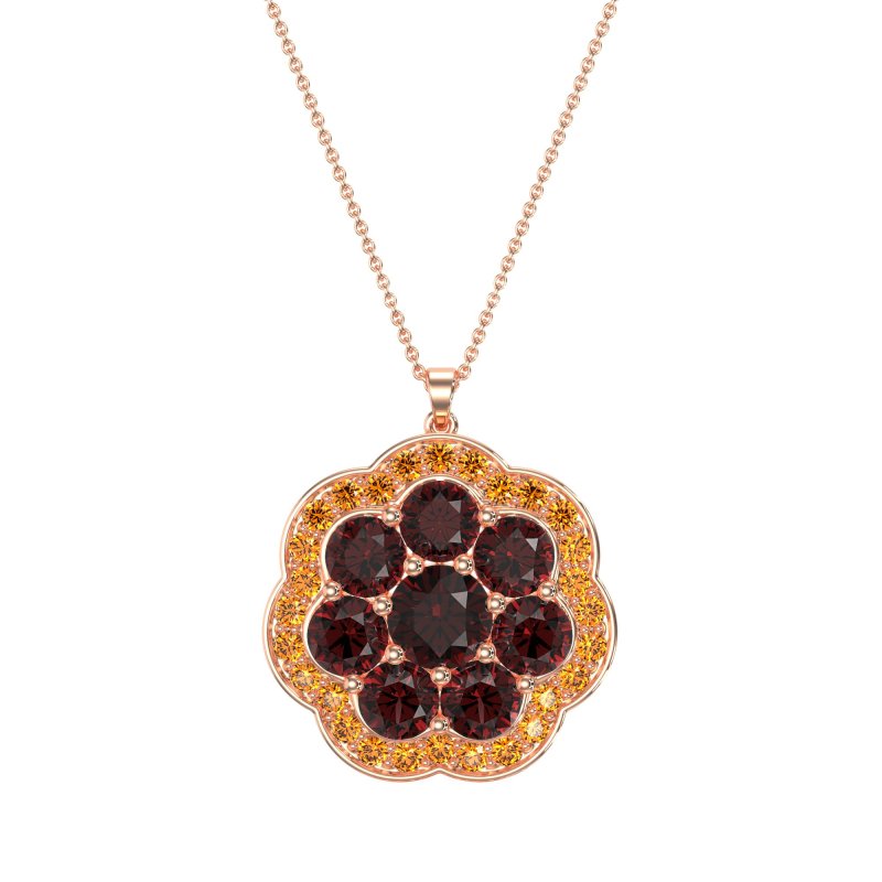 Flower Halo Necklace