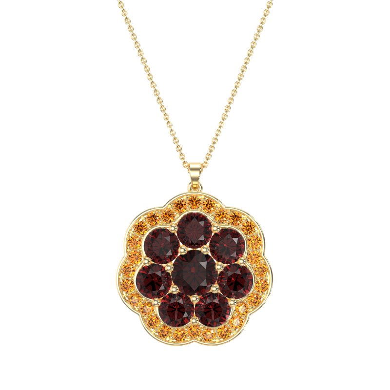 Flower Halo Necklace