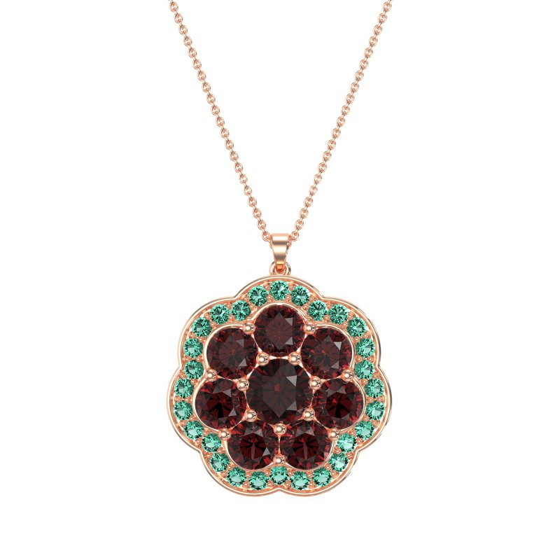 Flower Halo Necklace