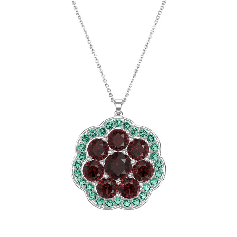 Flower Halo Necklace