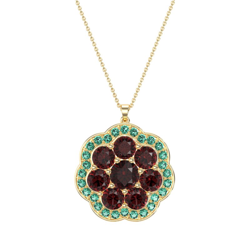 Flower Halo Necklace