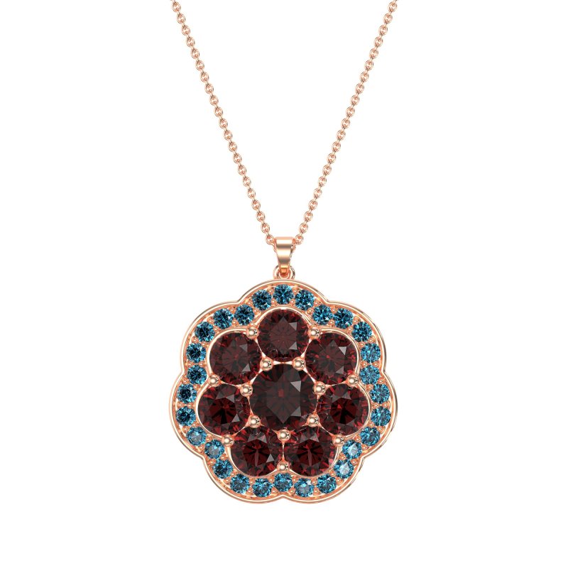 Flower Halo Necklace