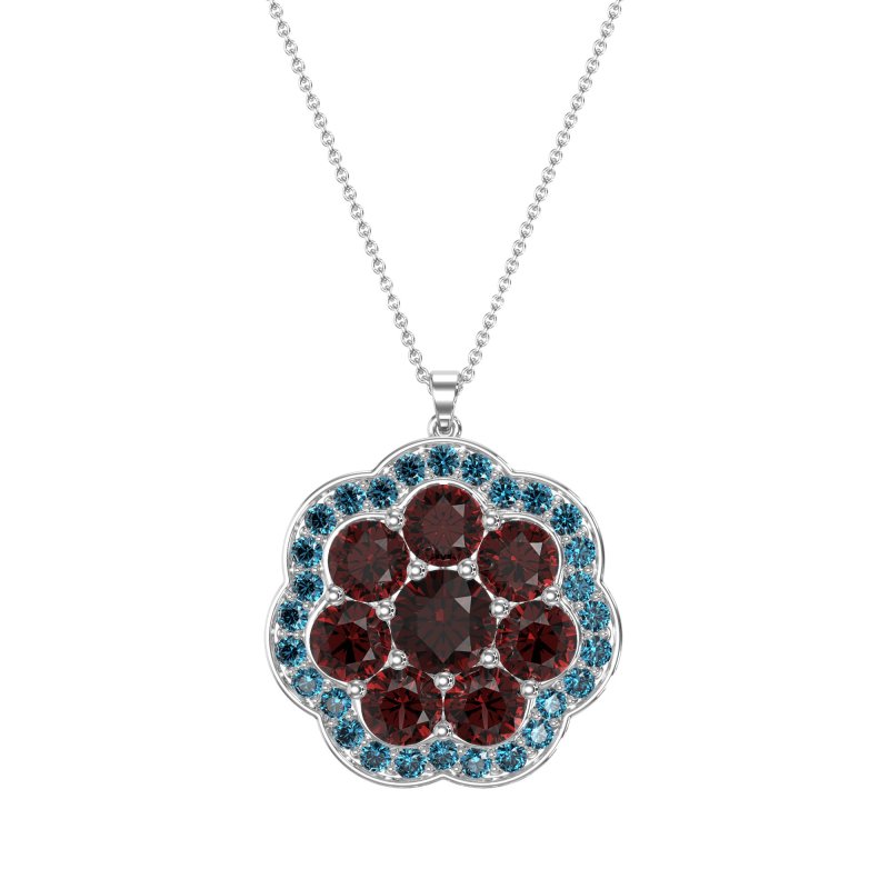 Flower Halo Necklace