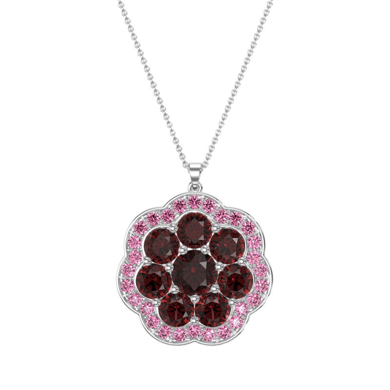 Flower Halo Necklace