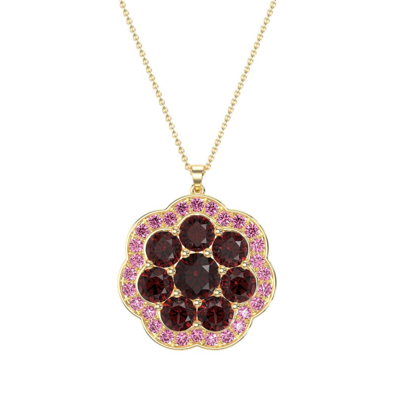 Flower Halo Necklace