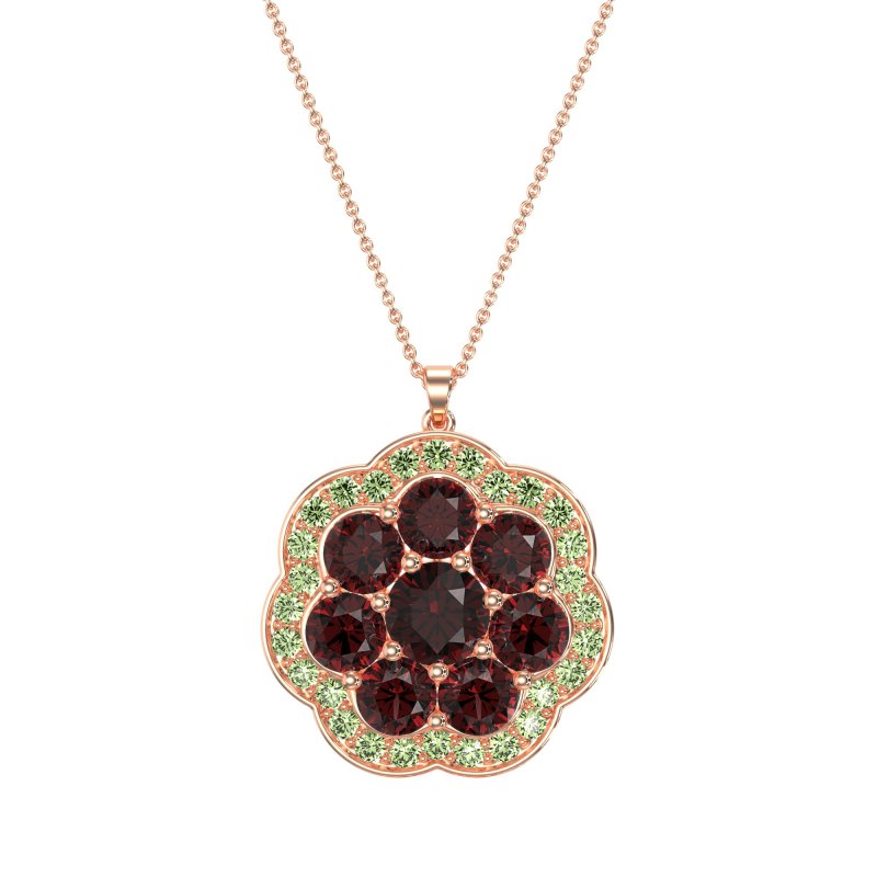 Flower Halo Necklace