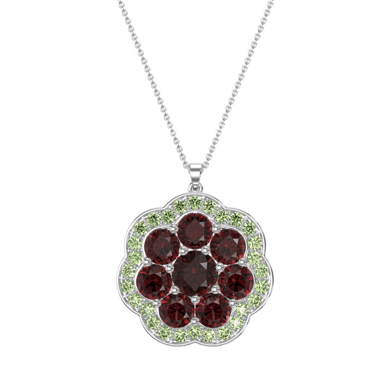 Flower Halo Necklace