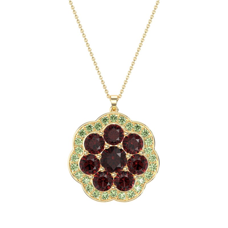 Flower Halo Necklace