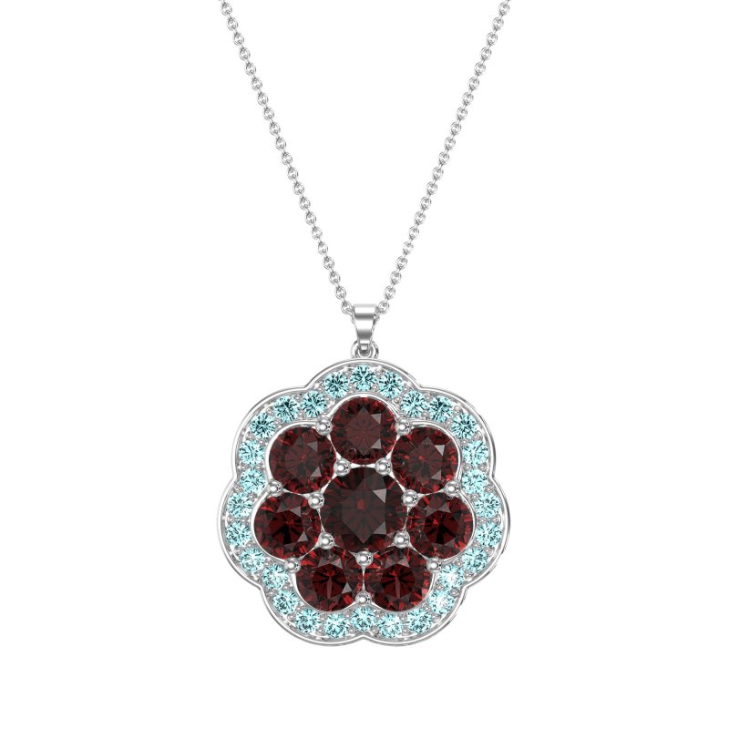 Flower Halo Necklace