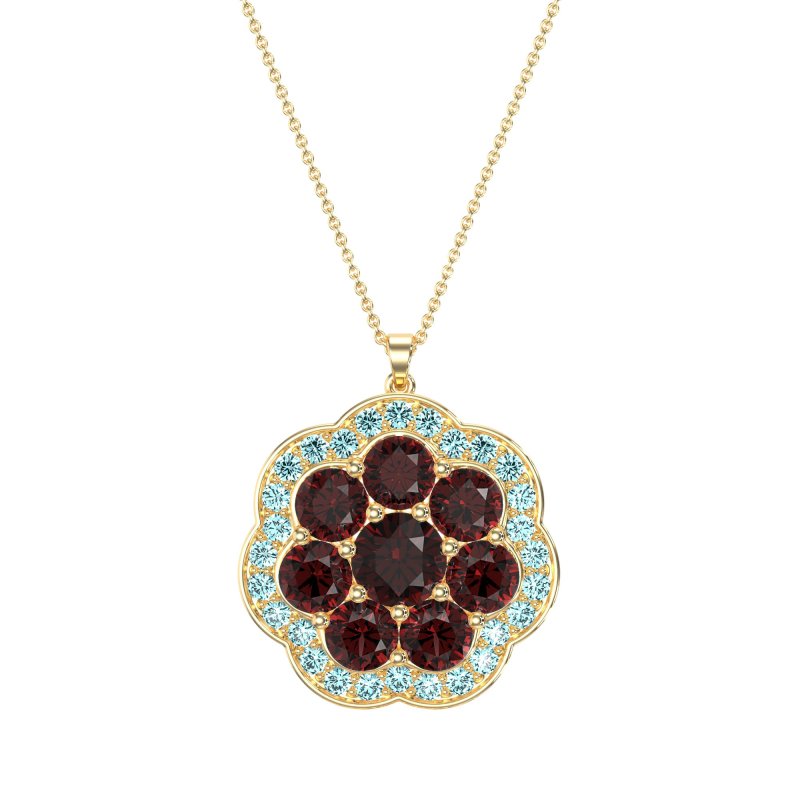 Flower Halo Necklace