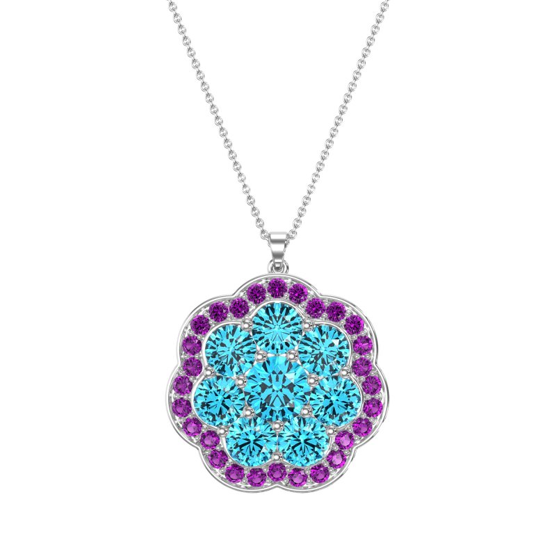 Flower Halo Necklace