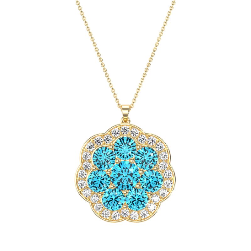 Flower Halo Necklace