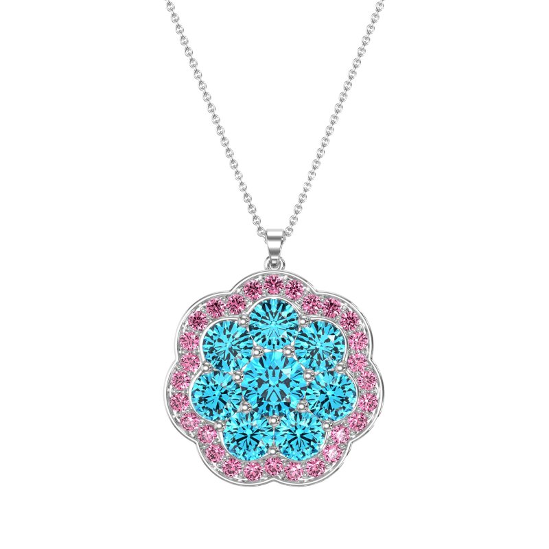 Flower Halo Necklace