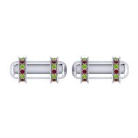 Danda Gemstone Cufflinks