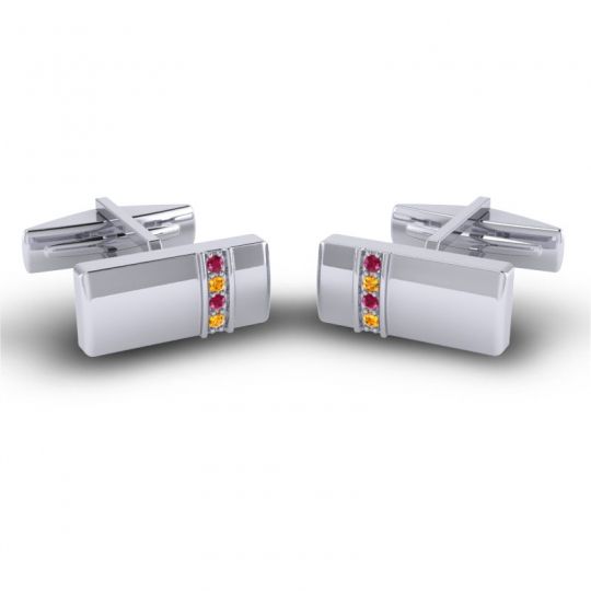 Ayurveda Gemstone Cufflinks
