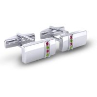 Ayurveda Gemstone Cufflinks