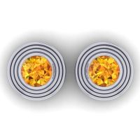 Lila Gemstone Cufflinks