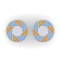 Shutter Gemstone Cufflinks