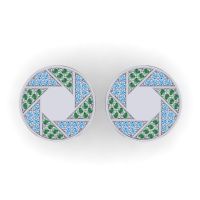 Shutter Gemstone Cufflinks