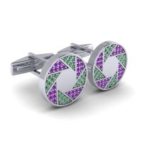 Shutter Gemstone Cufflinks