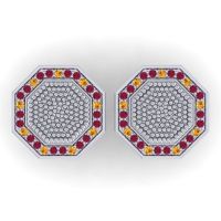Mizrita Gemstone Cufflinks