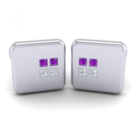 Mantra Gemstone Cufflinks
