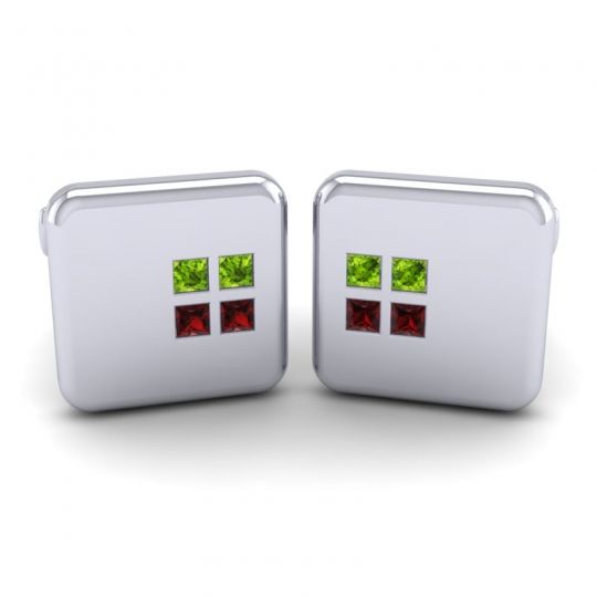 Mantra Gemstone Cufflinks