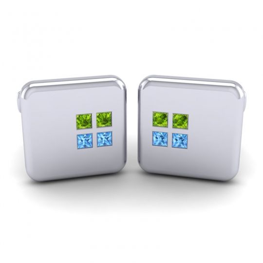 Mantra Gemstone Cufflinks